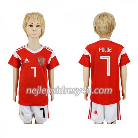 Fotbalový Dres Rusko Poloz 7 Dětské Domácí MS 2018